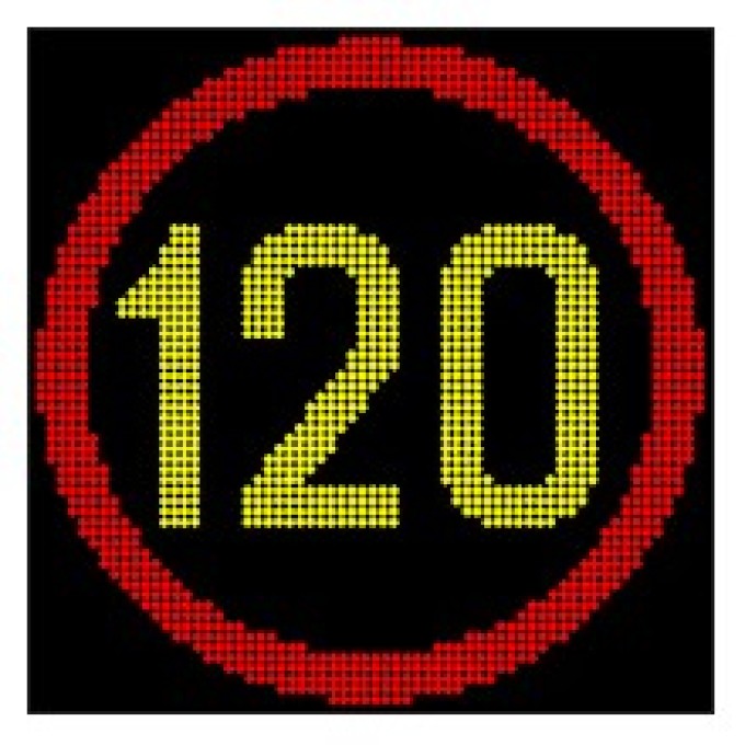 Panou PVM Clasa D 1500x1500 - Matrice LED Mesaje si indicatoare rutiere variabile 